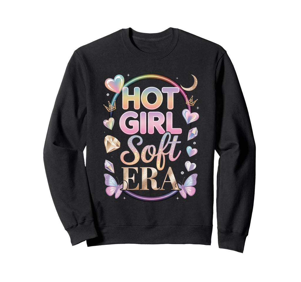 Hot Soft Era Healing Feminine Sweatshirt - Minimalist Print for Adults - T-Shirt, Sweatshirt, Hoodie