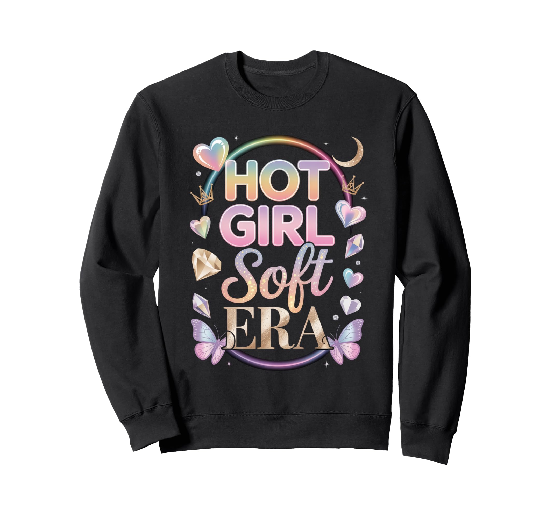 Hot Soft Era Healing Feminine Sweatshirt - Minimalist Print for Adults - T-Shirt, Sweatshirt, Hoodie