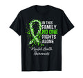This Family No One Fights Alone Mental T-Shirt - Graphic Print Unisex - T-Shirt, Sweatshirt, Hoodie