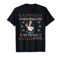 Funny Silly Goose Santa Overstimulated T-Shirt - Graphic Print Men Women - T-Shirt, Sweatshirt, Hoodie