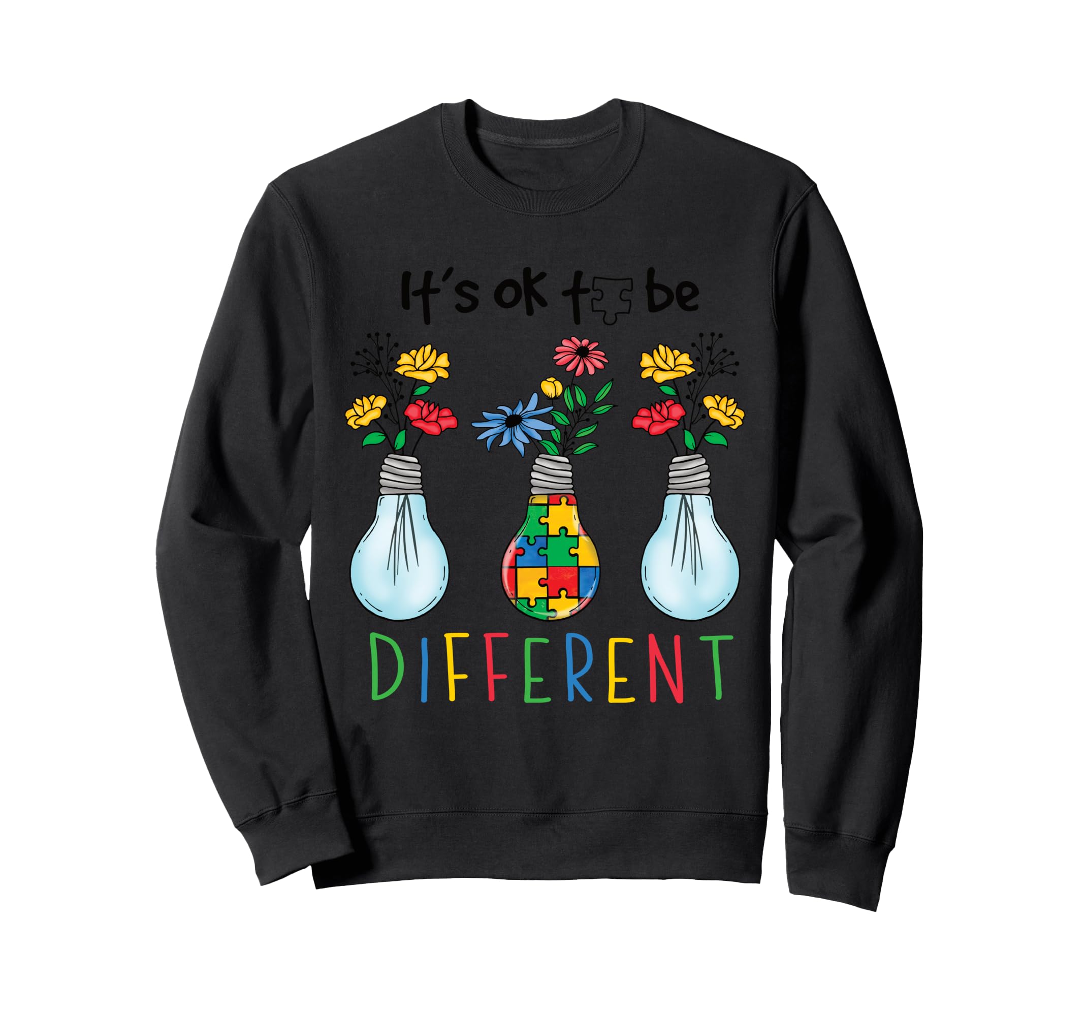 Neurodiversity Brain Autism Sweatshirt - Graphic Print for Adults - T-Shirt, Sweatshirt, Hoodie