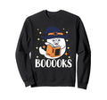 Books Funny Wordplay Boo Booooks Sweatshirt - Streetwear Style Unisex - T-Shirt, Sweatshirt, Hoodie