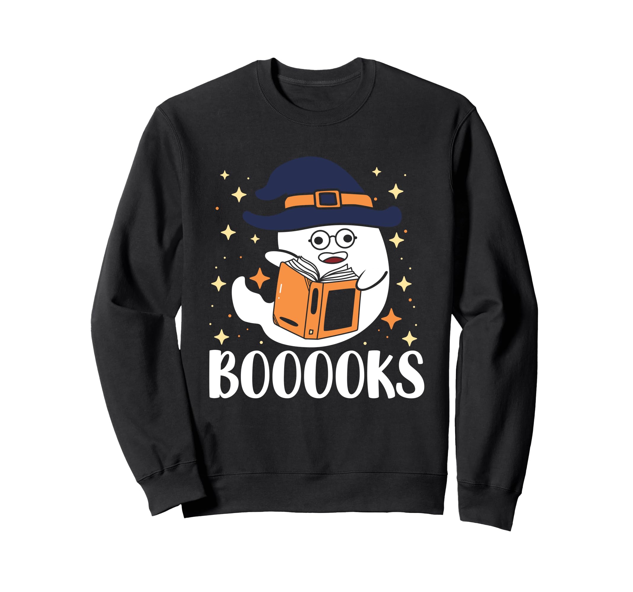 Books Funny Wordplay Boo Booooks Sweatshirt - Streetwear Style Unisex - T-Shirt, Sweatshirt, Hoodie