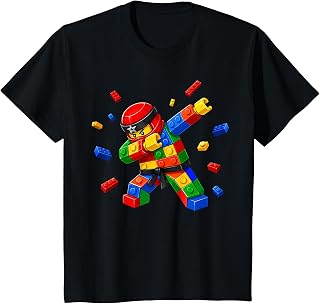 Kids Master Builder Ninja Building Blocks Brick Birthday Boy T-Shirt Unisex T-shirt, Sweatshirt, Hoodie, Long Sleeve Tee - T-Shirt, Sweatshirt, Hoodie