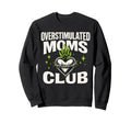 Overstimulated Moms Club Bold Heart Sweatshirt - Trendy Graphic for Adults - T-Shirt, Sweatshirt, Hoodie