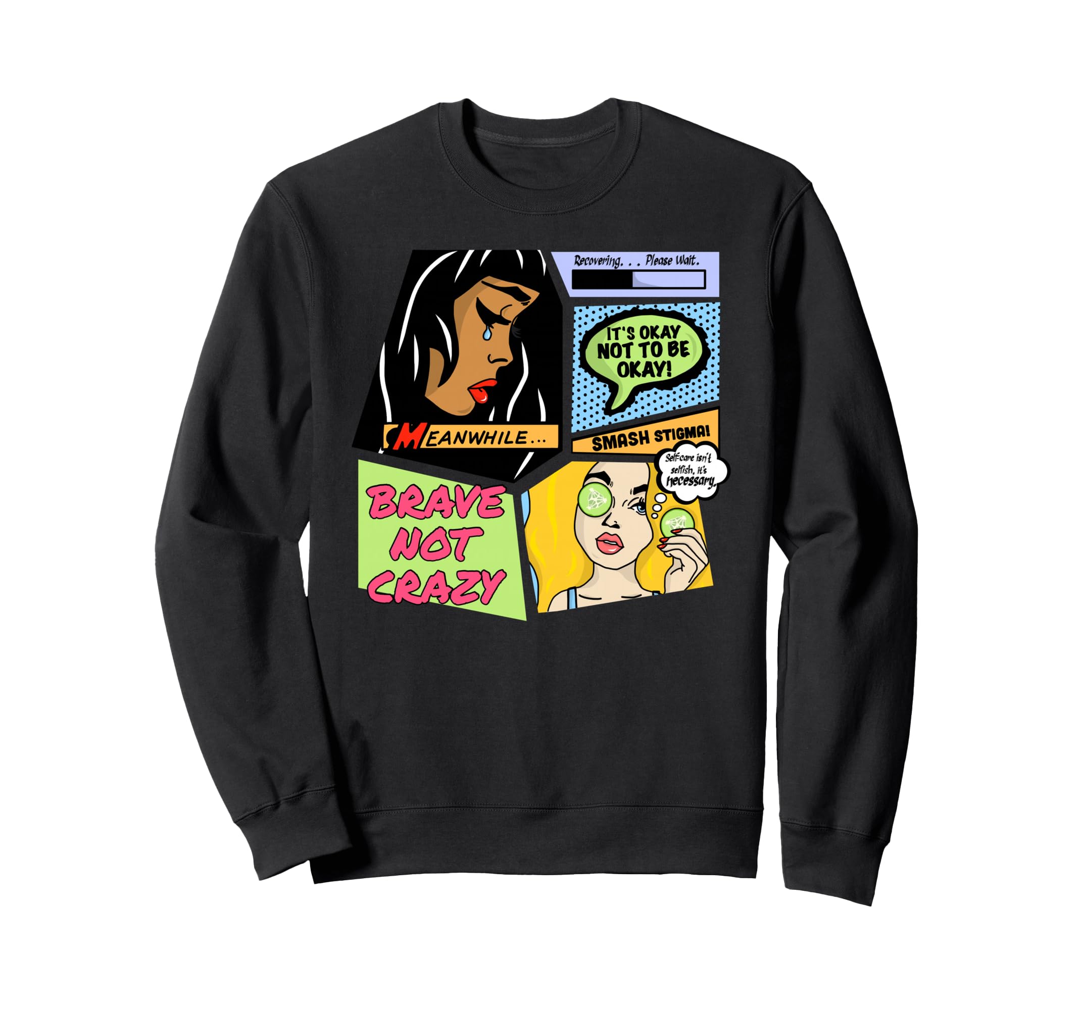 Neurodivergent Neurospicy Comic Sweatshirt - Trendy Graphic for Adults - T-Shirt, Sweatshirt, Hoodie