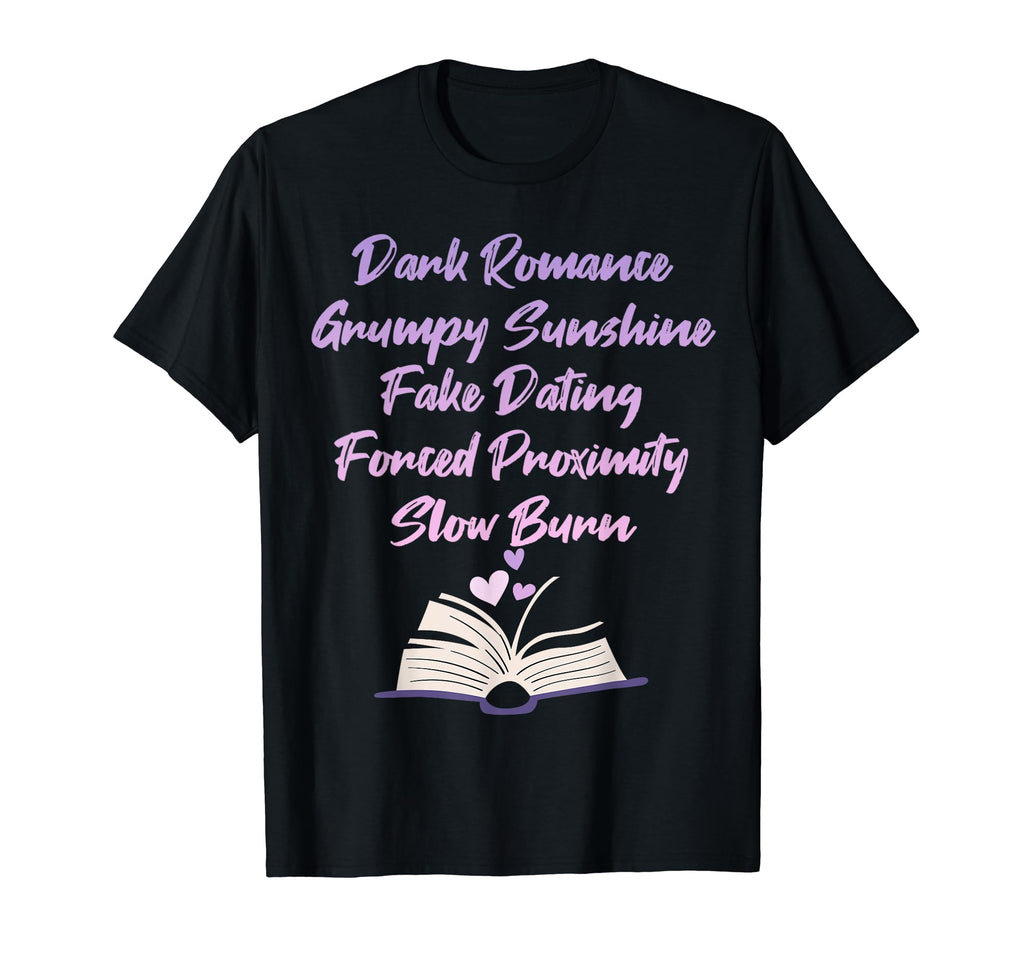 Bibliophile Romance Book Genre T-Shirt - Graphic Print for Adults - T-Shirt, Sweatshirt, Hoodie