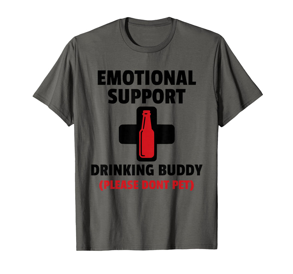 Emotional Support Drinking Buddy Funny T-Shirt - Unique Graphic for Adults - T-Shirt, Sweatshirt, Hoodie