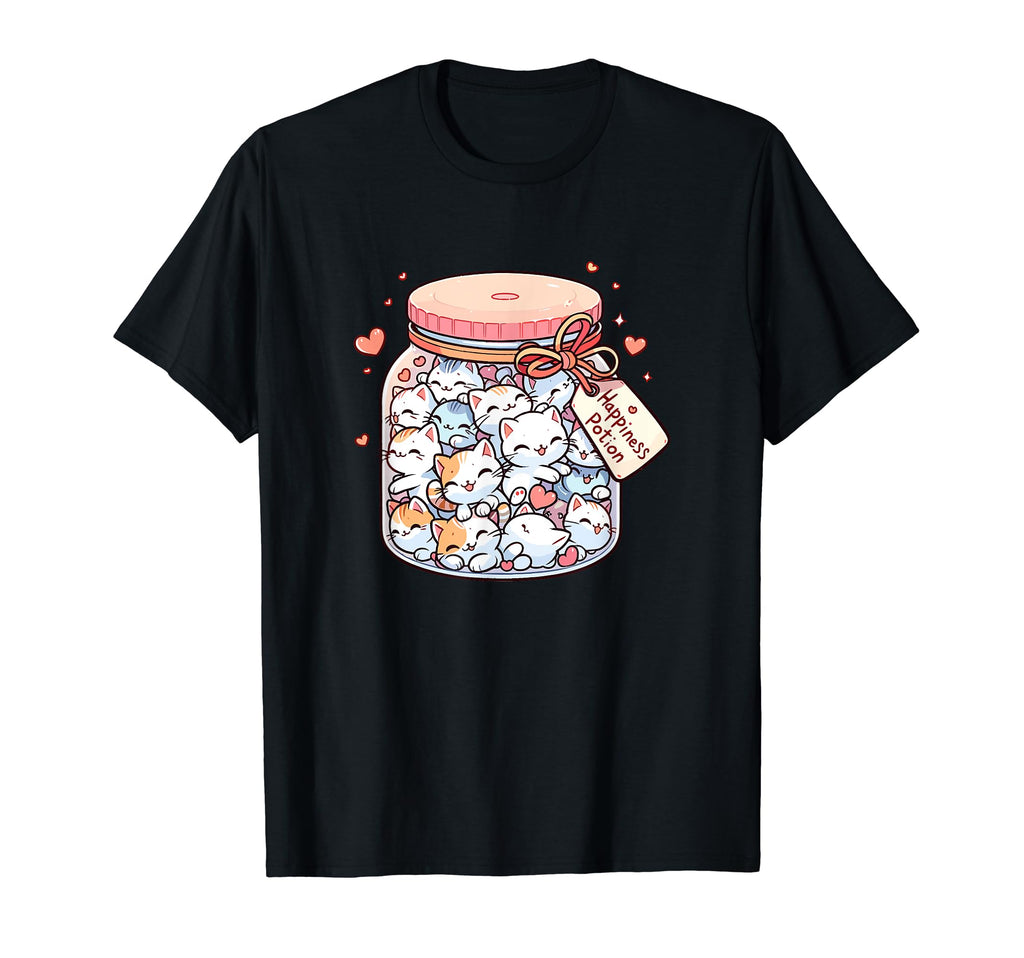 Cats Jam Jar Kawaii Pet Mental Health T-Shirt - Streetwear Style Men Women - T-Shirt, Sweatshirt, Hoodie