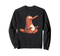 Meditation Platypus Yoga Pose Sweatshirt - Aesthetic Graphic Men Women - T-Shirt, Sweatshirt, Hoodie