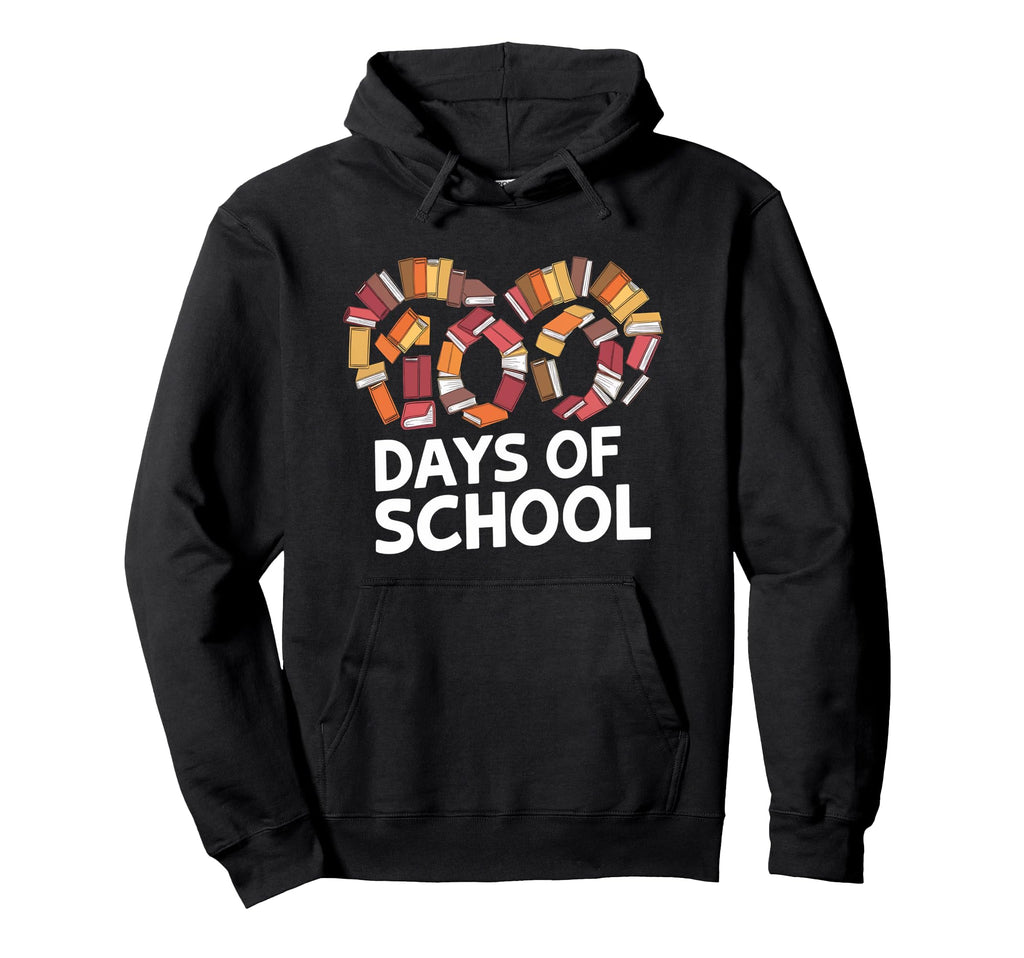 100 Days School Bibliophiles Hoodie - Streetwear Style Men Women - T-Shirt, Sweatshirt, Hoodie