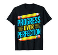 Progress Over Perfection Mental T-Shirt - Aesthetic Graphic for Adults - T-Shirt, Sweatshirt, Hoodie