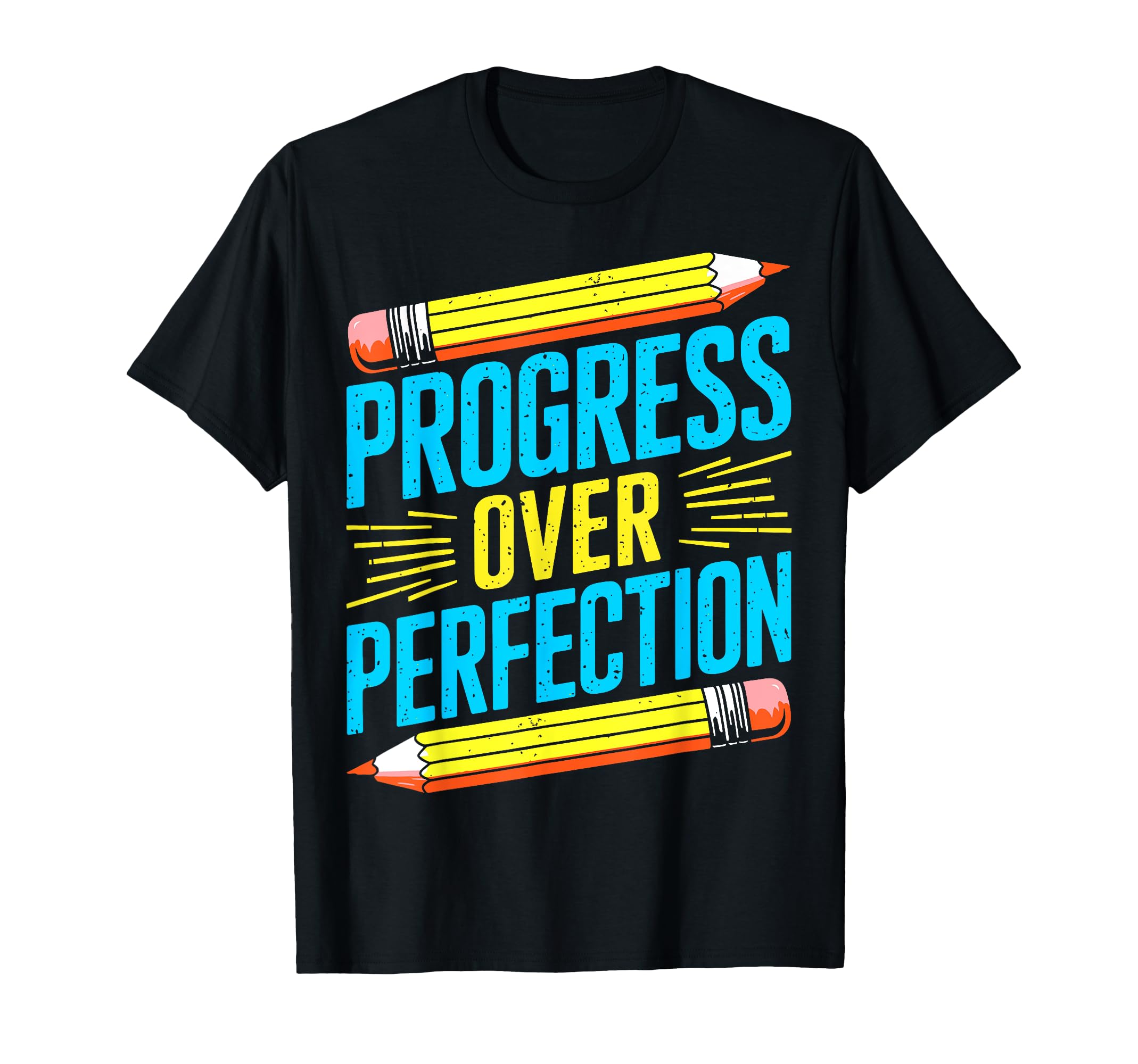 Progress Over Perfection Mental T-Shirt - Aesthetic Graphic for Adults - T-Shirt, Sweatshirt, Hoodie
