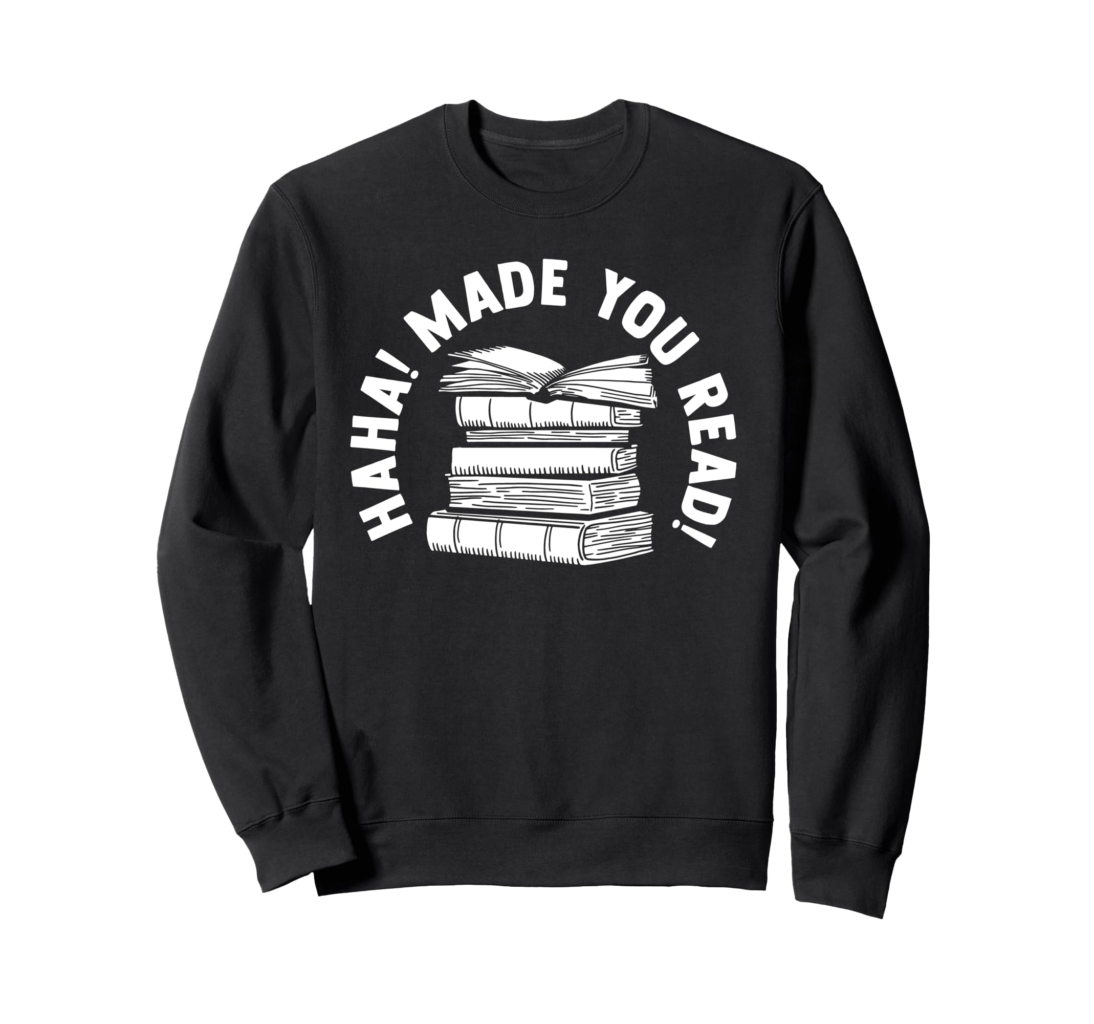 Bookish Reading Books Bibliophile Sweatshirt - Minimalist Print Men Women - T-Shirt, Sweatshirt, Hoodie