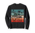 Anti Social Butterfly Barbed Sweatshirt - Fun Novelty Design Men Women - T-Shirt, Sweatshirt, Hoodie