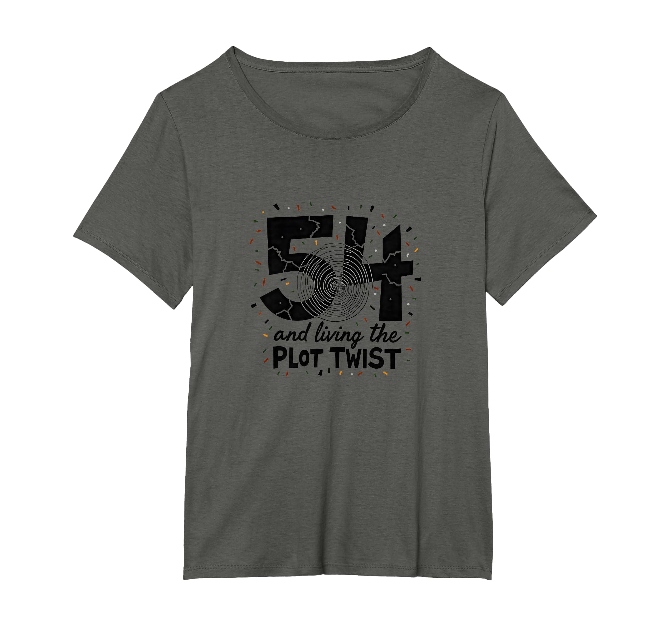 54 And Living Plot Twist Birthday T-Shirt - Aesthetic Graphic Men Women - T-Shirt, Sweatshirt, Hoodie