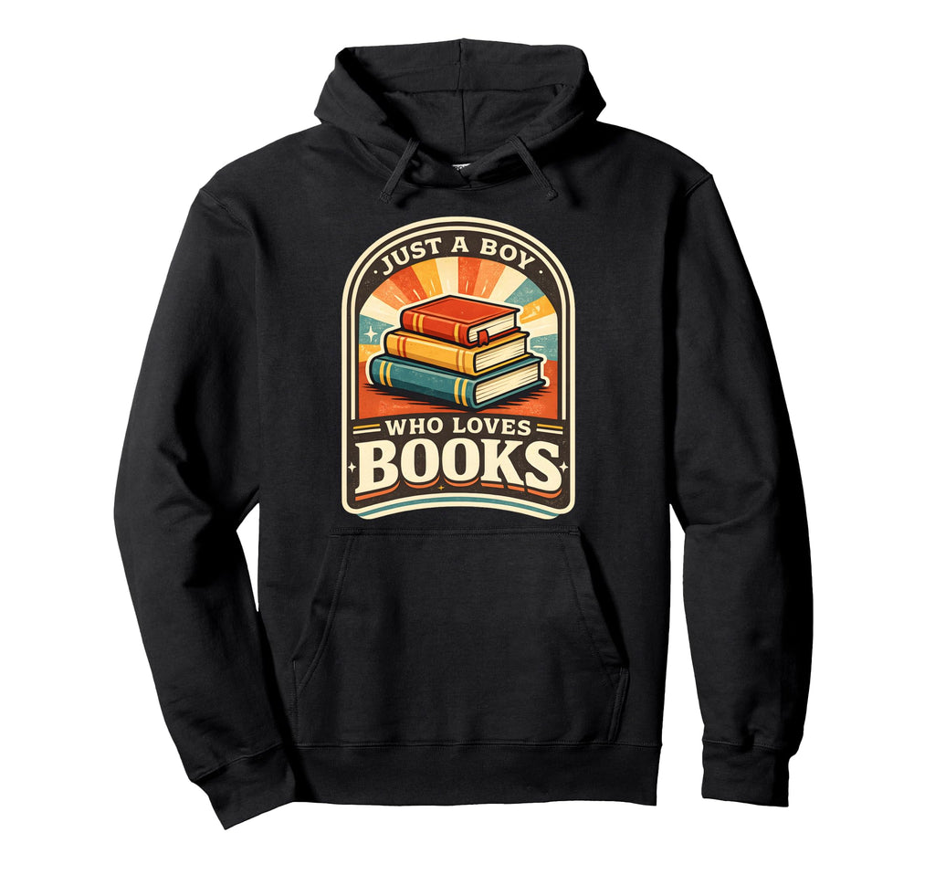 Just Who Loves Books Funny Bibliophile Hoodie - Novelty Apparel Unisex - T-Shirt, Sweatshirt, Hoodie