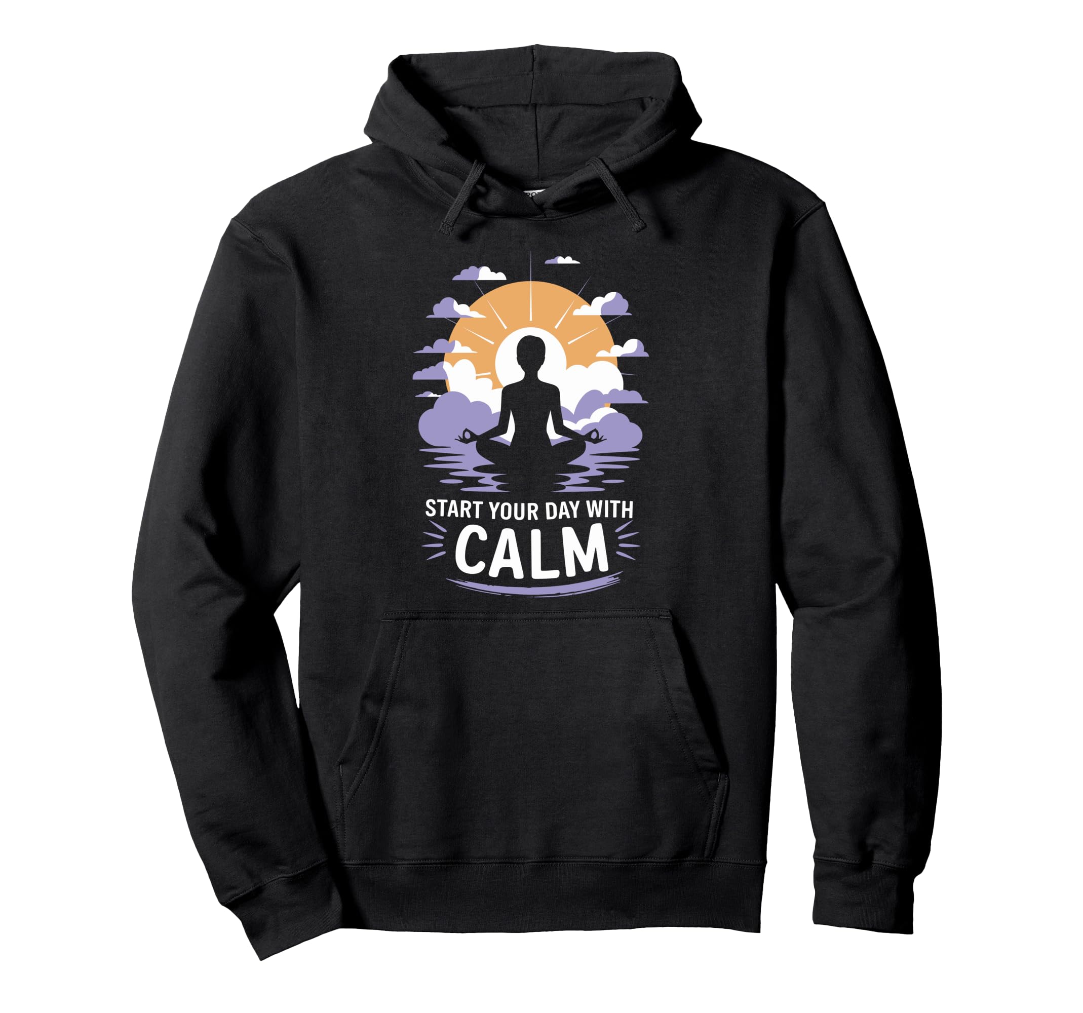 Morning Routine Peaceful Mornings Self Love Hoodie - Unique Graphic Unisex - T-Shirt, Sweatshirt, Hoodie