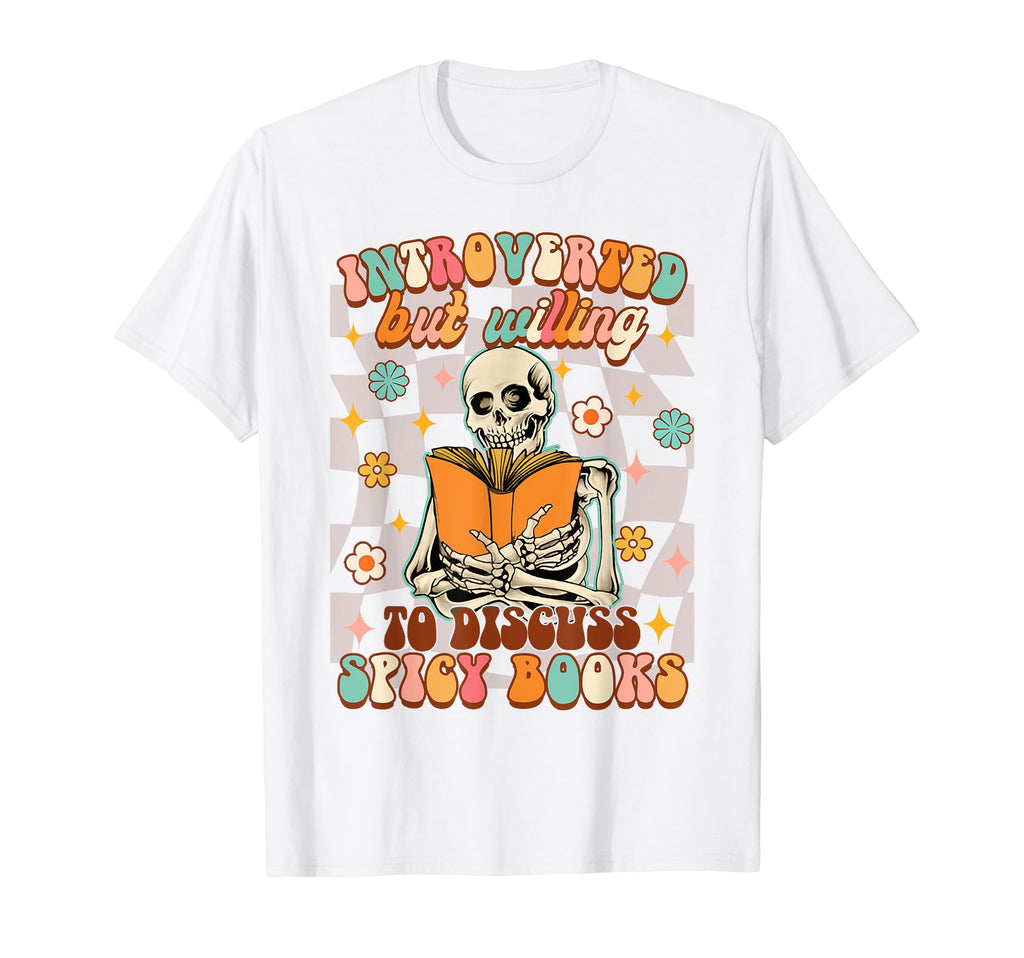 Smut Book Introverted But Willing To T-Shirt - Unique Graphic Unisex - T-Shirt, Sweatshirt, Hoodie