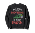 Funny Reading World Full Sweatshirt - Casual Everyday Wear for Adults - T-Shirt, Sweatshirt, Hoodie