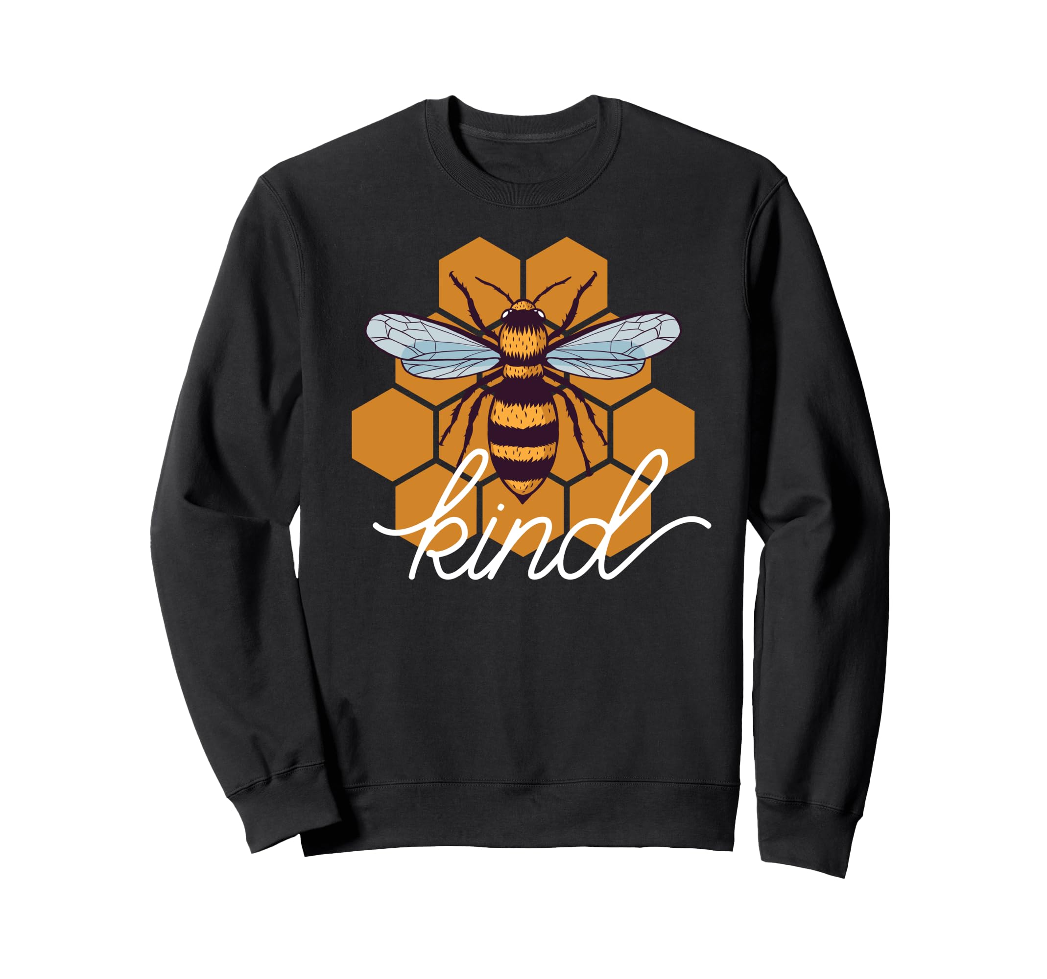 Bee Kind Be Kind To Bees And Humans Sweatshirt - Trendy Graphic Men Women - T-Shirt, Sweatshirt, Hoodie