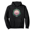 Lotus Mandala Yoga Meditation Sacred Hoodie - Aesthetic Graphic Men Women - T-Shirt, Sweatshirt, Hoodie