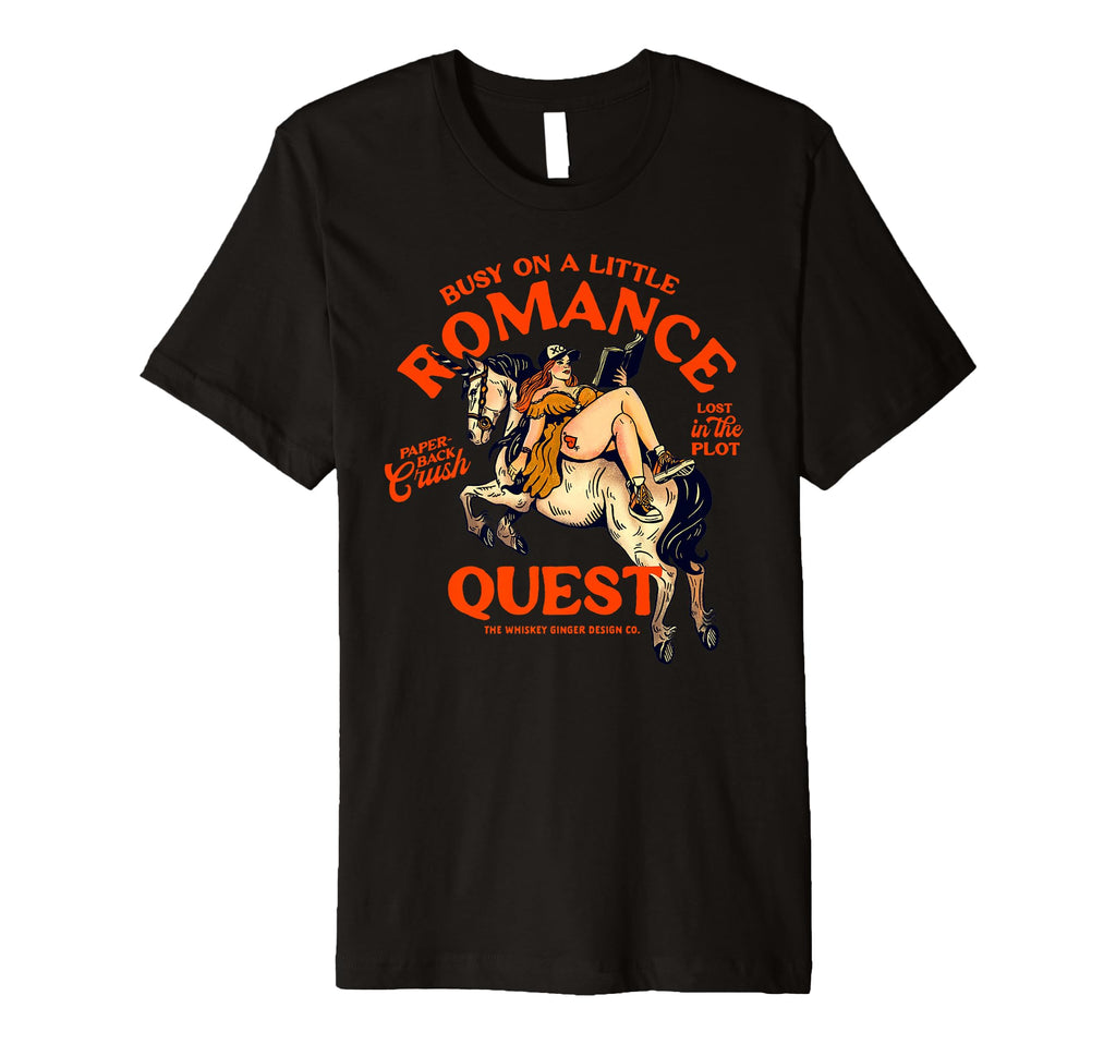Funny Romance Novel Smut Reader Escapist T-Shirt - Custom Art Print Unisex - T-Shirt, Sweatshirt, Hoodie