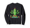 Meditation Cactus Yoga Pose Relaxing Sweatshirt - Custom Art Print Unisex - T-Shirt, Sweatshirt, Hoodie