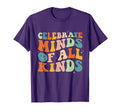 Celebrate Minds All Kinds Mental T-Shirt - Minimalist Print for Adults - T-Shirt, Sweatshirt, Hoodie