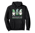 Gnome One Fights Alone Mental Health Hoodie - Unique Graphic Men Women - T-Shirt, Sweatshirt, Hoodie