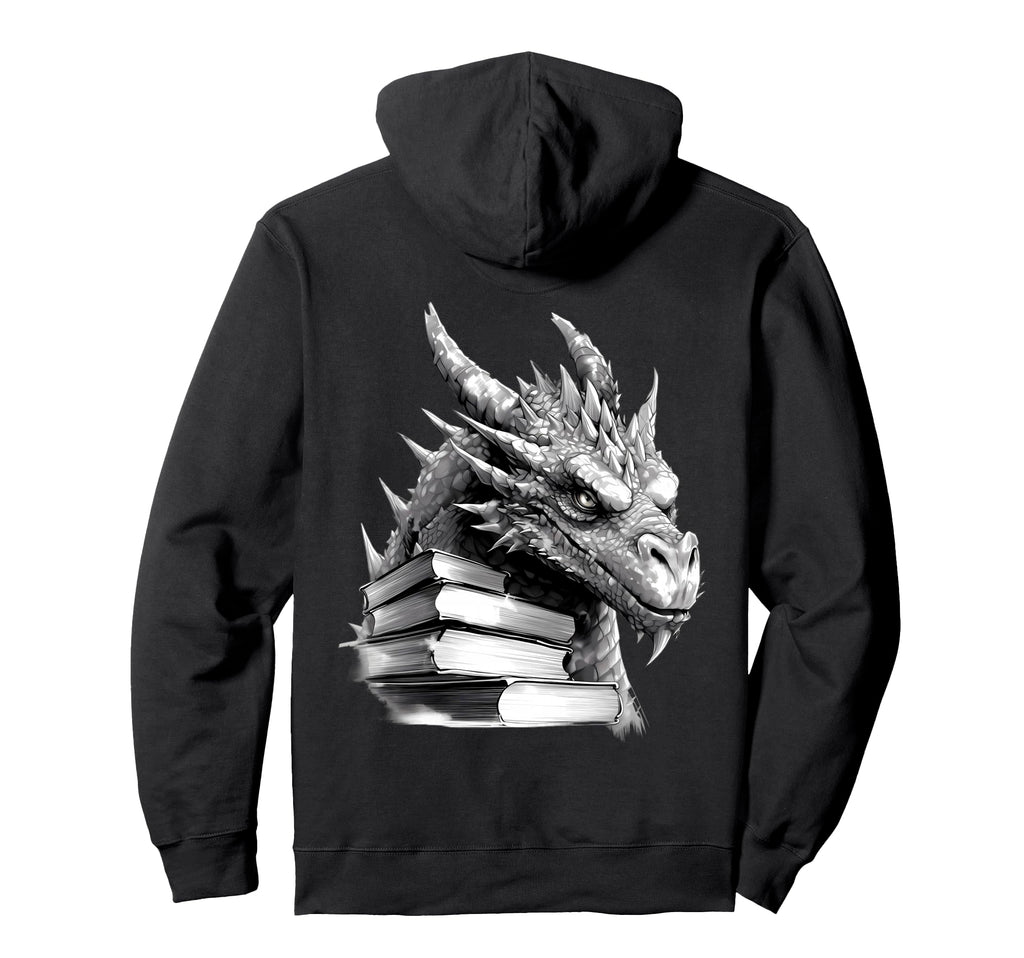 Dragon Book Hoodie - Streetwear Style for Adults - T-Shirt, Sweatshirt, Hoodie