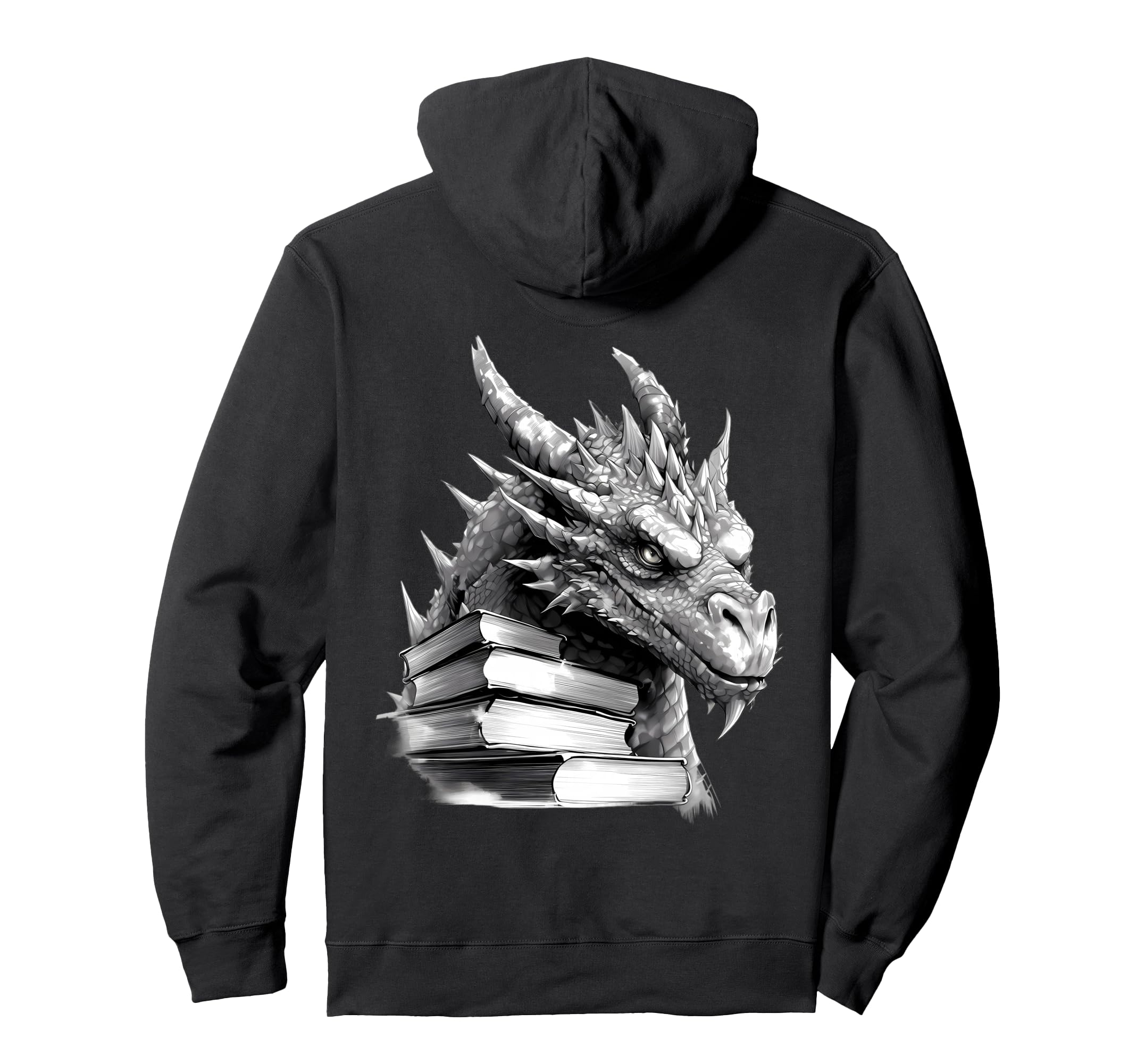 Dragon Book Hoodie - Streetwear Style for Adults - T-Shirt, Sweatshirt, Hoodie