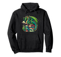 Book Dragon Reading Lover Hoodie - Streetwear Style Unisex - T-Shirt, Sweatshirt, Hoodie