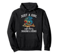 Just Who Loves Dragons And Books Hoodie - Fun Novelty Design Unisex - T-Shirt, Sweatshirt, Hoodie