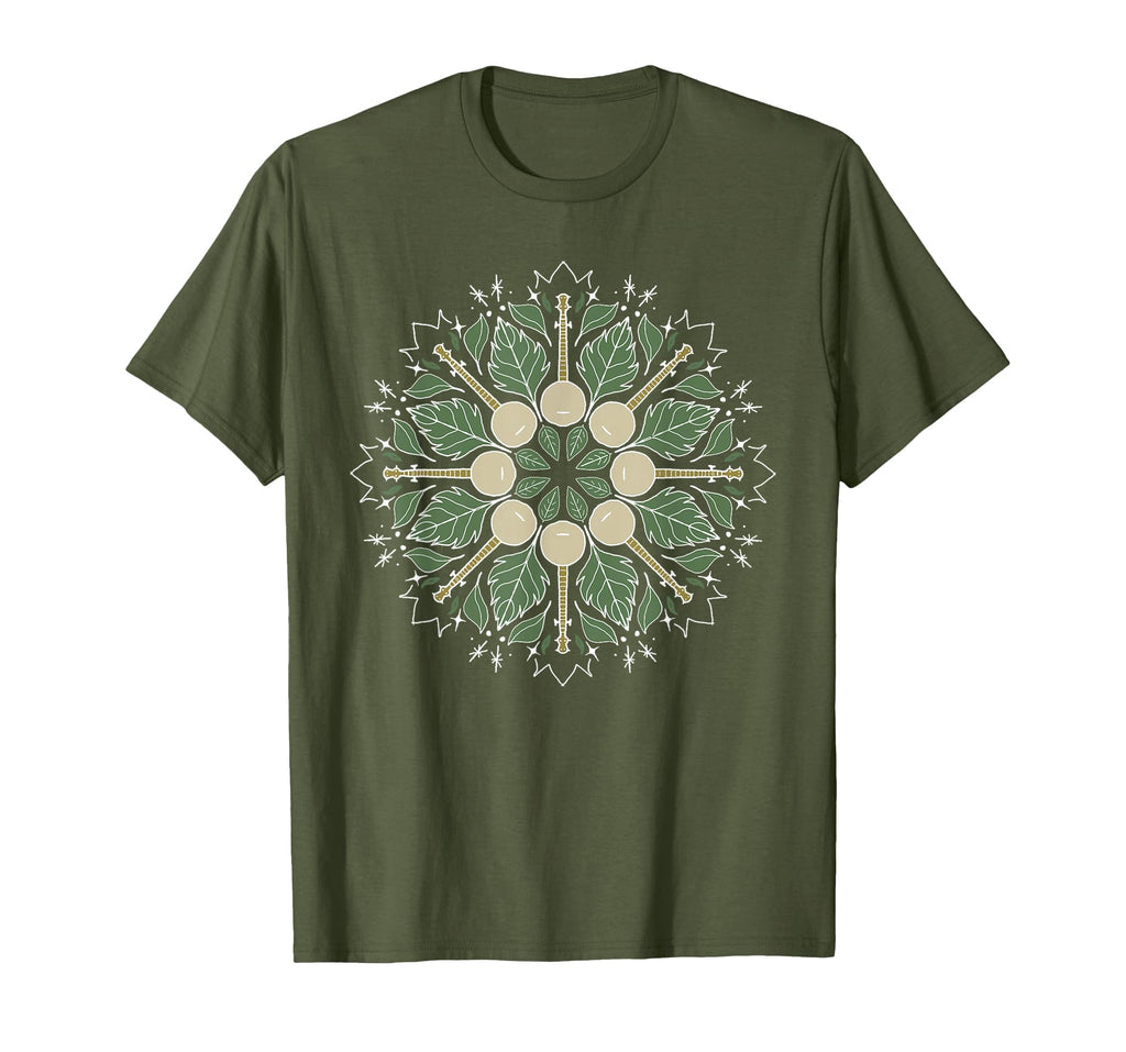 Banjo Mandala Bluegrass Mindfulness Nature T-Shirt - Unique Graphic Unisex - T-Shirt, Sweatshirt, Hoodie