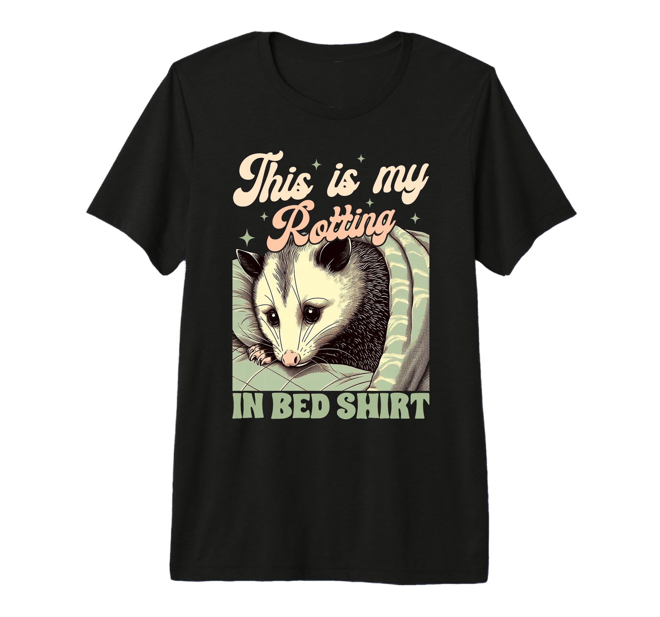 Anxiety Mental Health Opossum This Is My T-Shirt - Minimalist Print Unisex - T-Shirt, Sweatshirt, Hoodie