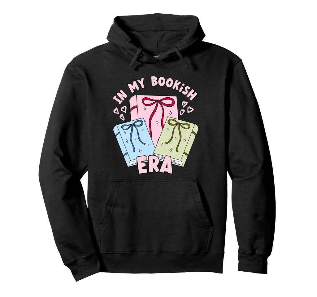My Bookish Era Book Lover Hoodie - Minimalist Print Men Women - T-Shirt, Sweatshirt, Hoodie