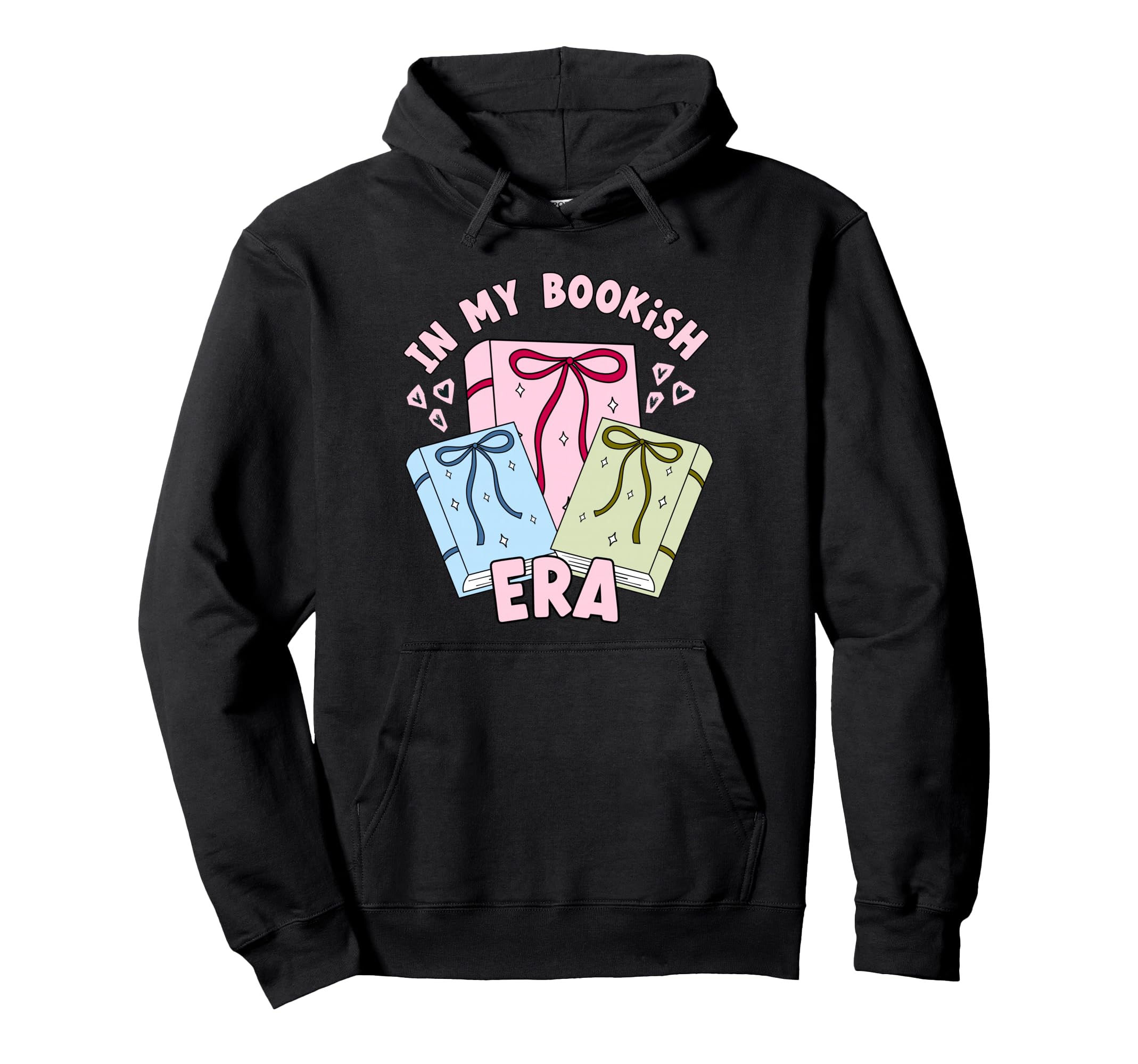 My Bookish Era Book Lover Hoodie - Minimalist Print Men Women - T-Shirt, Sweatshirt, Hoodie