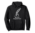 Poetcore Worlds Okayest Poet Hoodie - Casual Everyday Wear for Adults - T-Shirt, Sweatshirt, Hoodie
