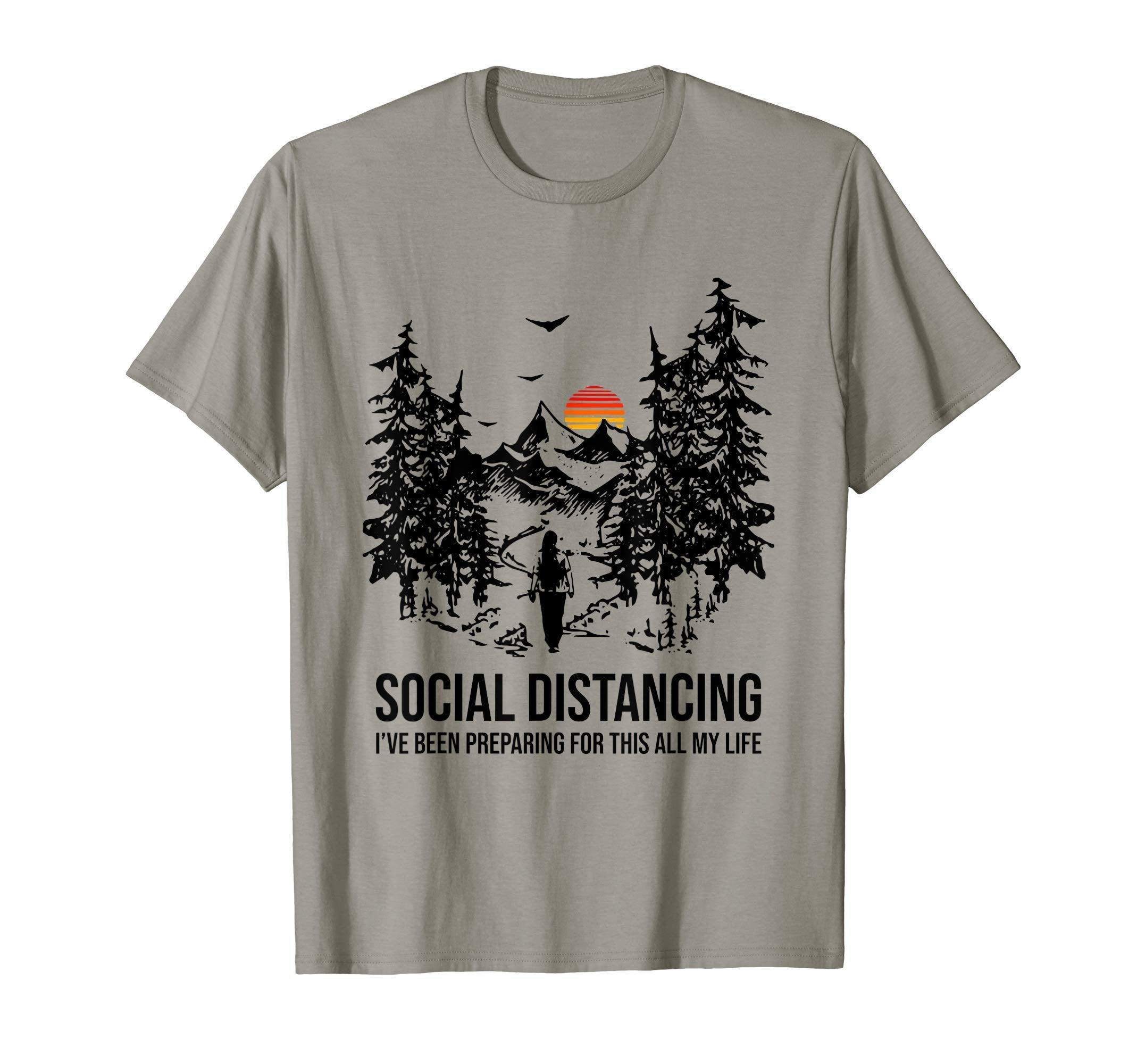 Social Distancing Introvert Antisocial T-Shirt - Trendy Graphic for Adults - T-Shirt, Sweatshirt, Hoodie