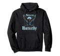Antisocial Butterfly Gothic Hoodie - Casual Everyday Wear Unisex - T-Shirt, Sweatshirt, Hoodie