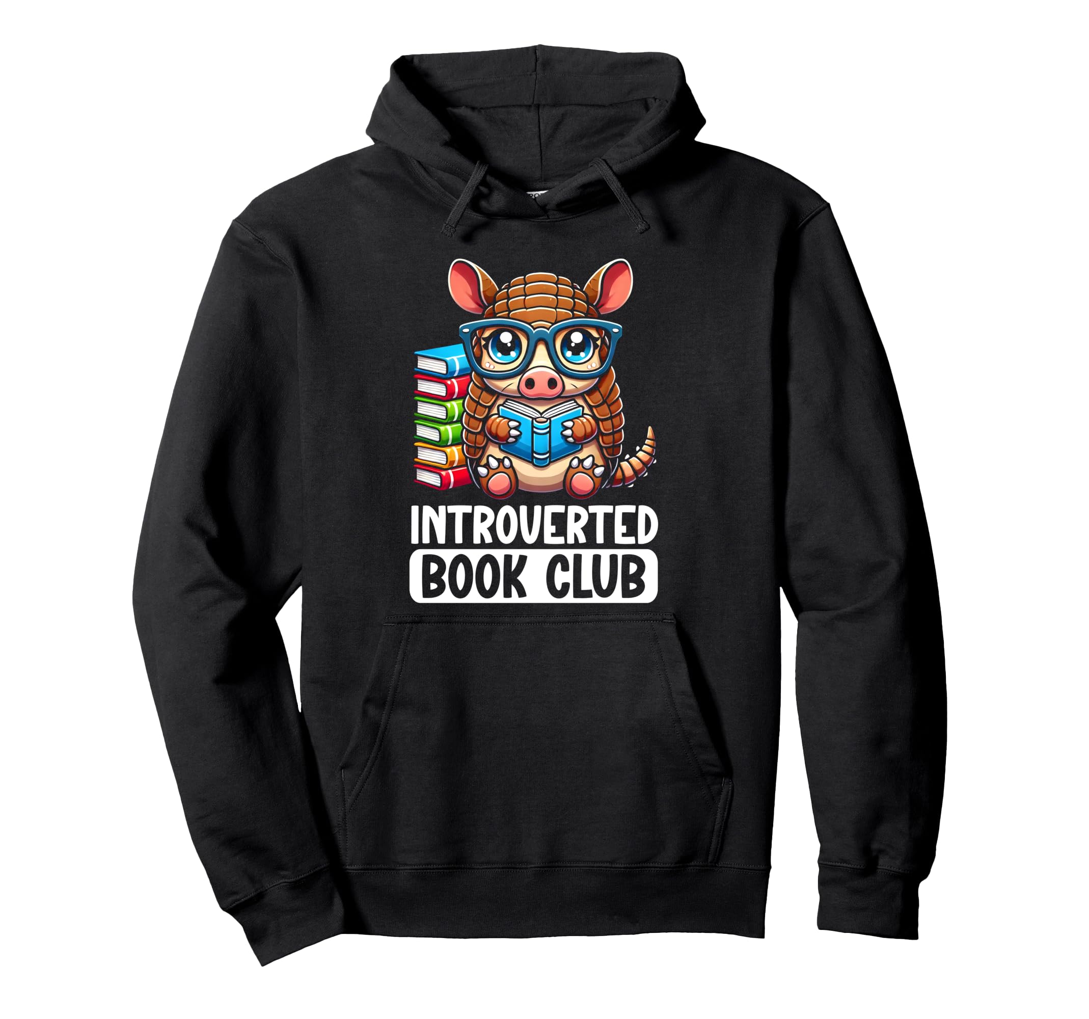 Introverted Book Club Reading Lover Hoodie - Streetwear Style Unisex - T-Shirt, Sweatshirt, Hoodie