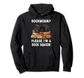 Bookworm Please Im Book Dragon Funny Hoodie - Custom Art Print Men Women - T-Shirt, Sweatshirt, Hoodie