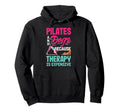 Pilates And Dogs Because Therapy Is Hoodie - Aesthetic Graphic Men Women - T-Shirt, Sweatshirt, Hoodie