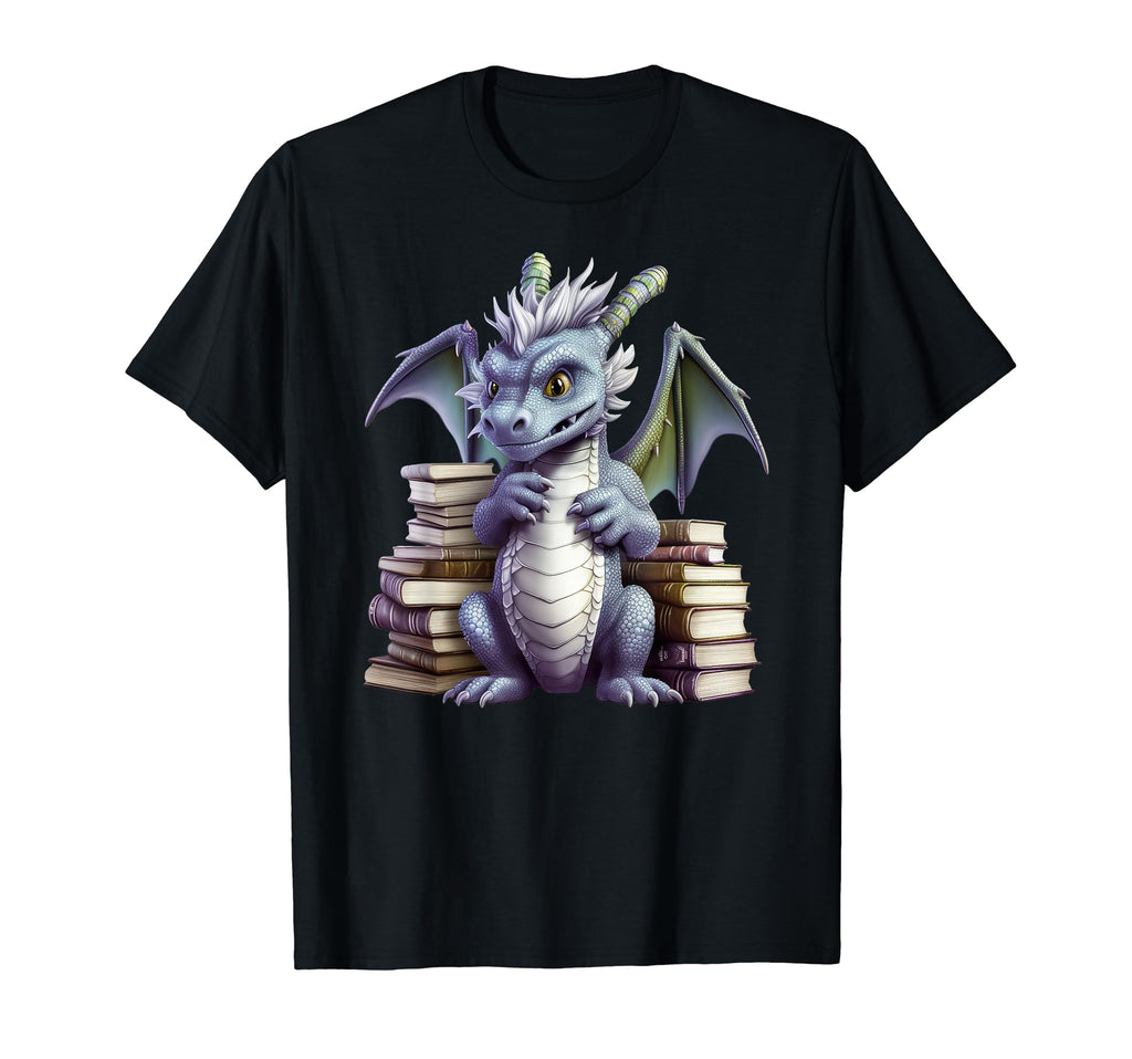 Chinese Year Dragon Dragon Books T-Shirt - Custom Art Print Men Women - T-Shirt, Sweatshirt, Hoodie