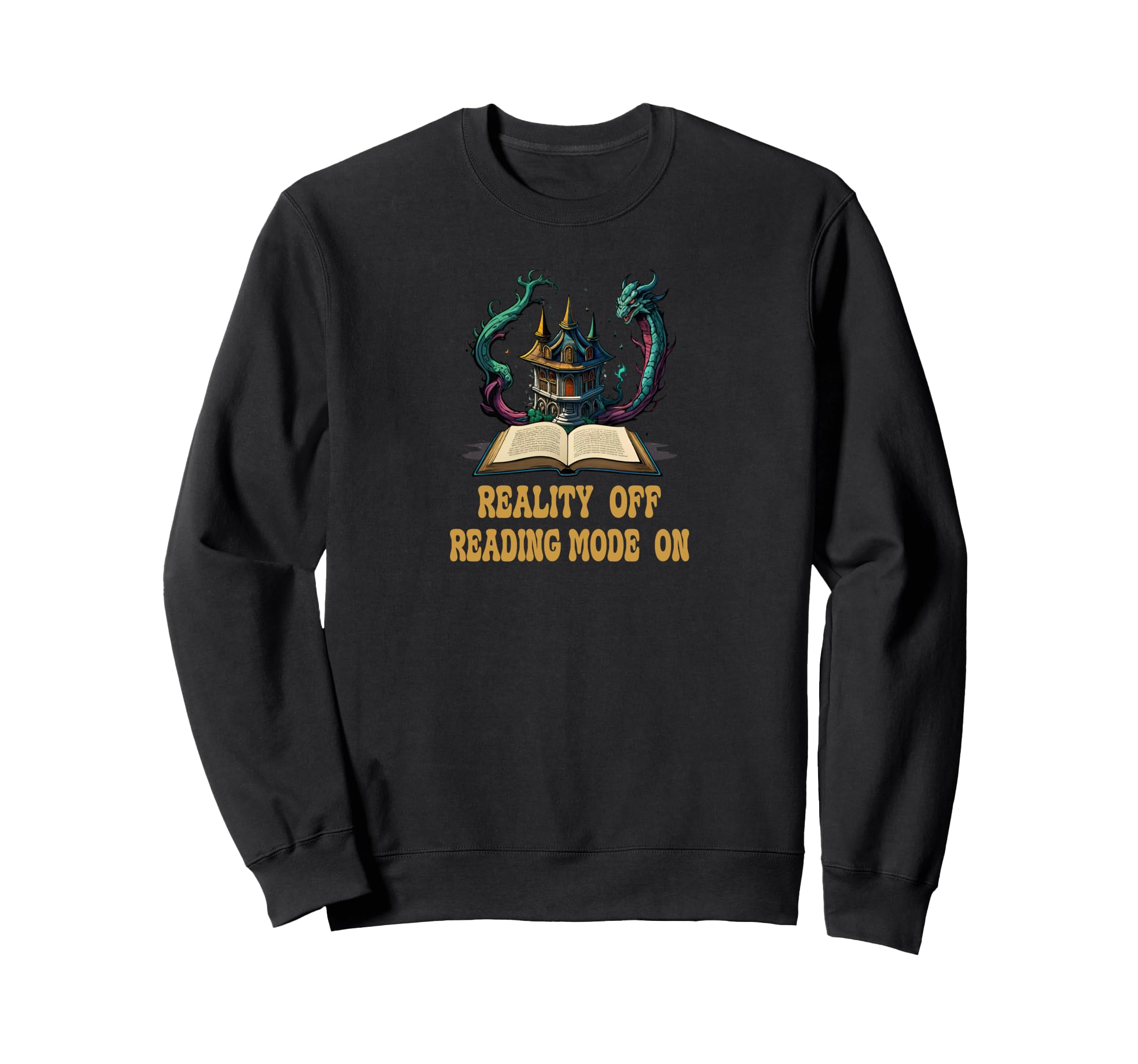 Book Worm Book Stack Reading Addict Sweatshirt - Novelty Apparel for Adults - T-Shirt, Sweatshirt, Hoodie