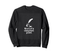Poetcore Worlds Okayest Poet Witty Sweatshirt - Unique Graphic Men Women - T-Shirt, Sweatshirt, Hoodie