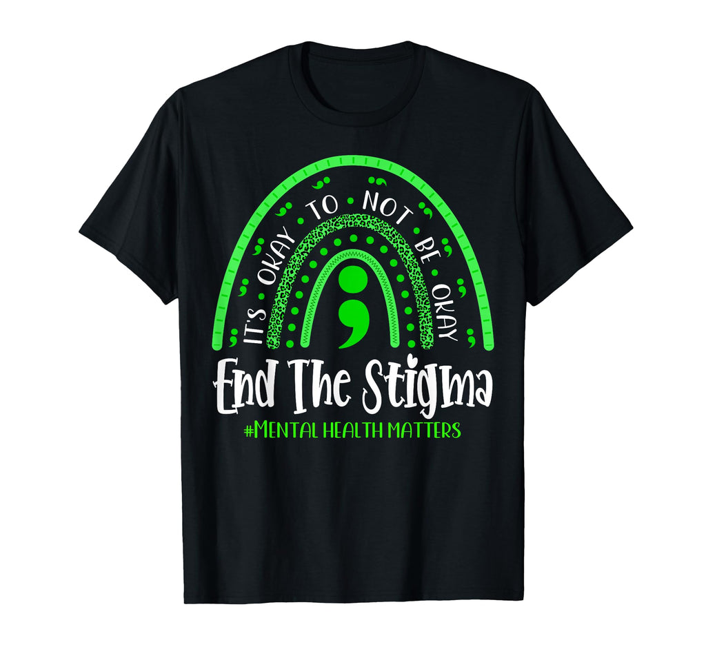 End Stigma Mental Health Matters T-Shirt - Minimalist Print for Adults - T-Shirt, Sweatshirt, Hoodie