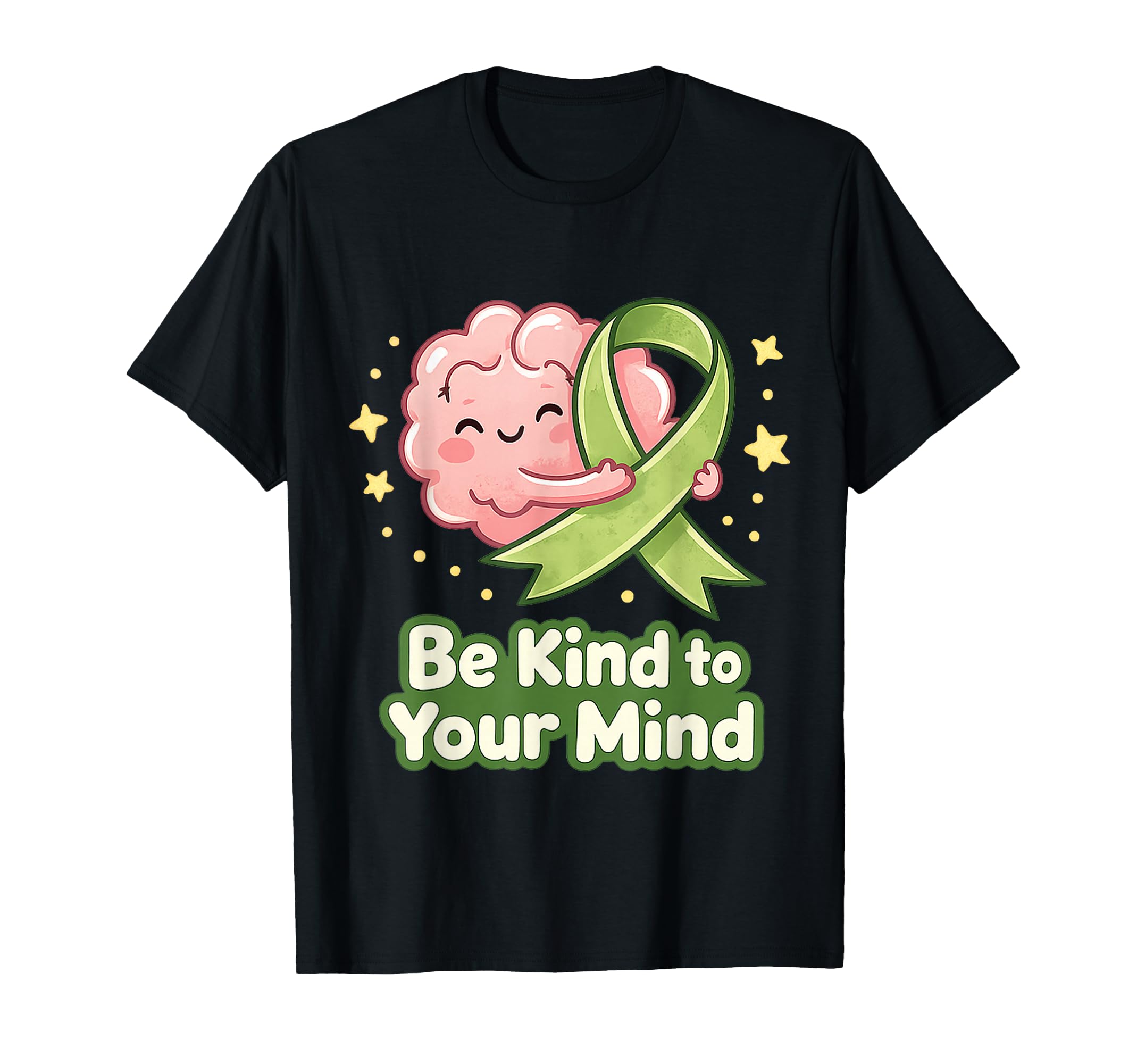 Mental Health Green Ribbon Awareness T-Shirt - Aesthetic Graphic Unisex - T-Shirt, Sweatshirt, Hoodie