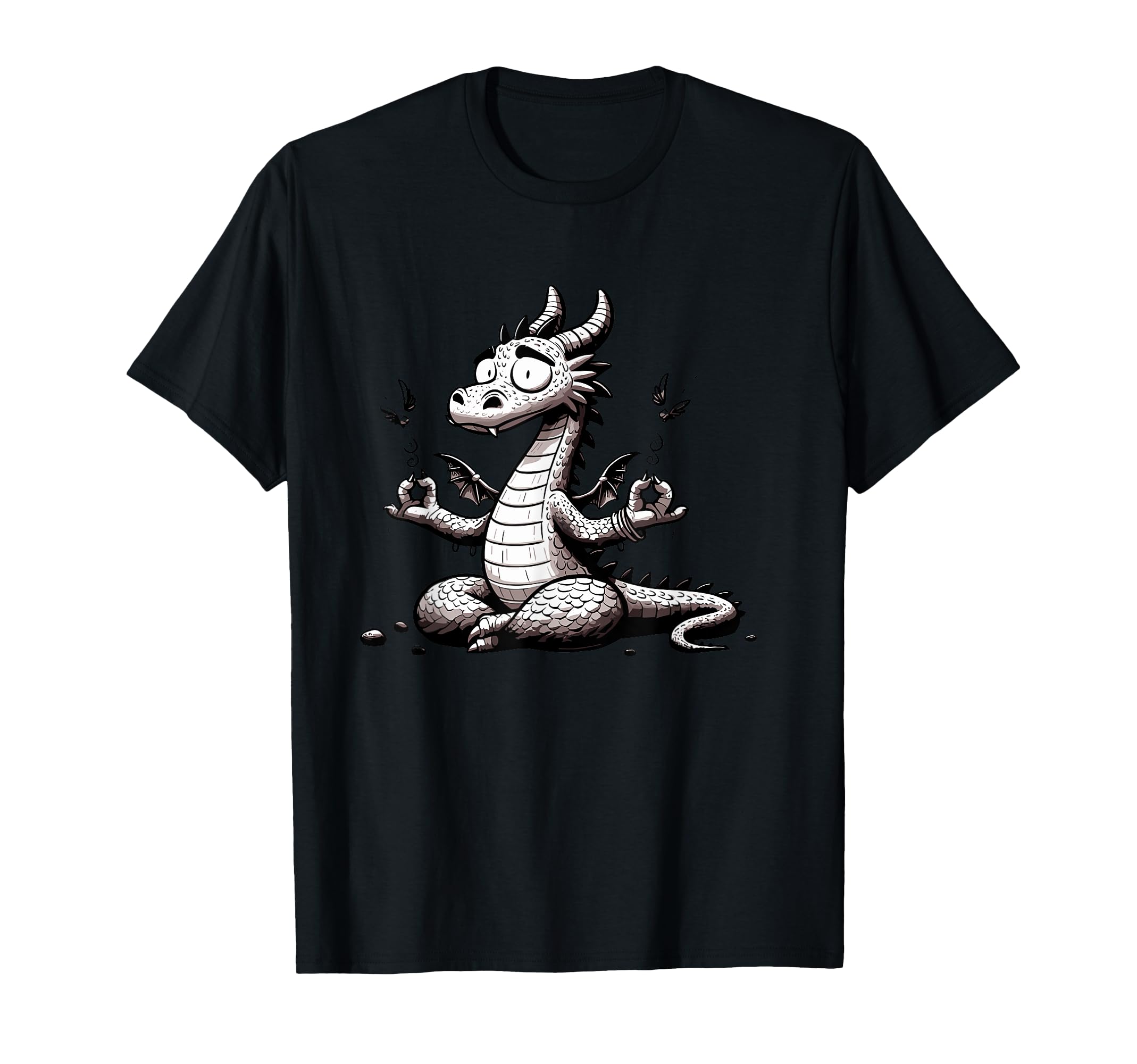 Meditation Dragon Yoga Pose T-Shirt - Casual Everyday Wear Men Women - T-Shirt, Sweatshirt, Hoodie